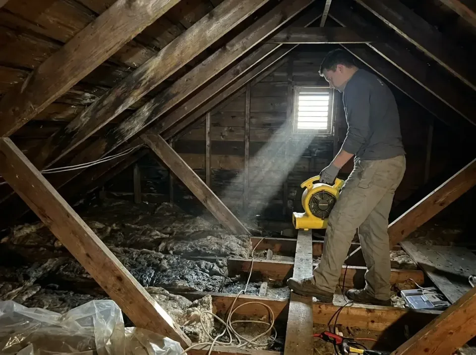 attic-water-damage-drying-proc-007 — frequently asked questions, Emergency Water Extraction & 24/7 Flood Response in Brown D…
